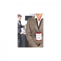 BADGES FT A6 POCHETTE  + 10 LACETS + 12 INSERTS FT 175x114 PQT10 AVERY 4834