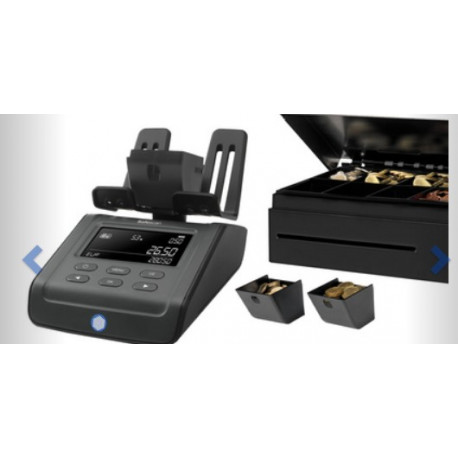 BALANCE COMPTEUSE PIECES, BILLETS, RLX DE PIECES, LIASSES DE BILLETS SAFESCAN 6175 NOIR