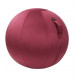 BALLON D'ASSISE ERGONOMIQUE VELOURS ROUGE améliore la posture renforce les muscles dos et ceinture abdominale