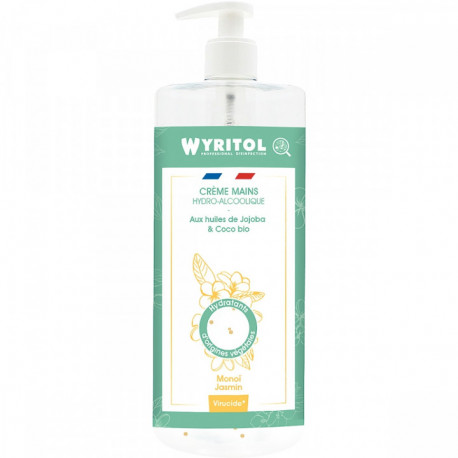 BIDON CREME HYDROALC. MONOI JASMIN 500ML FAB FR