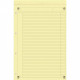 BLOC  A4+ 80G LIGNE JAUNE  PERF 4 TROUS  NOTEPAD  DÉTACHABLES 21X32 OXFORD SCRIBZEE PEFC FAB France 