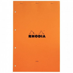 BLOC A4+ 80G LIGNE JAUNE PERFOREE   21X32 PEFC FAB France 