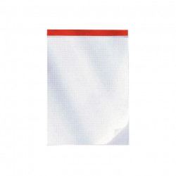 BLOC DE BUREAU A4 100 FEUILLES 60 G, 5X5 SANS COUVERTURE, 21X29,7 CM