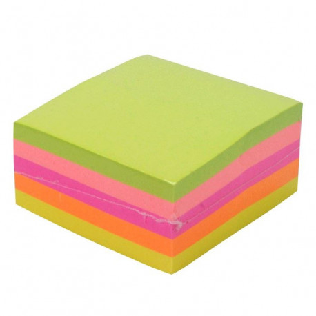BLOC REPOSITIONNABLE 51x51 250 feuilles par bloc Assorties