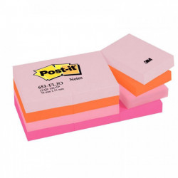 BLOC REPOSITIONNABLE  POST-IT 38X51 PLAISIR PQT12 