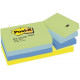 BLOC REPOSITIONNABLE  POST-IT REVE 38x51 PQT12 ASS POSTIT 50020
