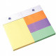 BLOC REPOSITIONNABLE RECH. 100X150 NOTES REPOS. 4 TICKETS PASTEL RPR22 FSC