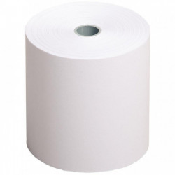  BOBINES **PQT10*  COMPTABLES PAPIER BLANC 70X70MM LONGUEUR 40M 60G