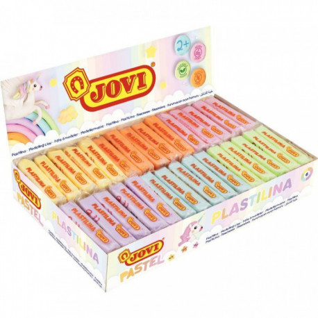 BOITE 30 PAINS 50G PLASTILINA  PASTEL