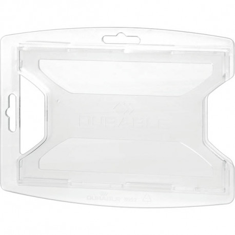 BOÎTE DE 10 PORTE-CARTE REXYCLE RIGIDES DOUBLE FACE 2 CARTES