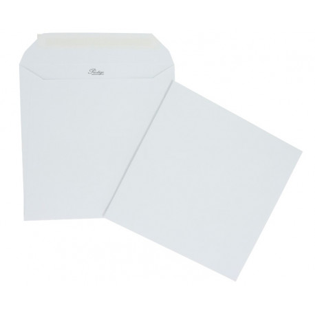 BOITE DE 250 ENVELOPPES VELIN EXTRA BLANC 215X215 135G AUTOADHESIVES