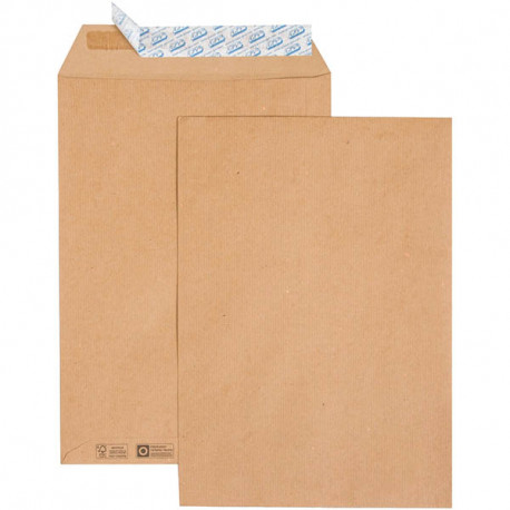 BOÎTE DE 250 POCHETTES KRAFT C4 90 GRAMMES