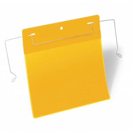 BOITE DE 50 POCHETTES AVEC FIL DE SUSPENSION -A5 PAYSAGE, JAUNE