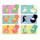 BOITE DE 6 PUZZLES DUO, LES OEUFS RIGOLOS