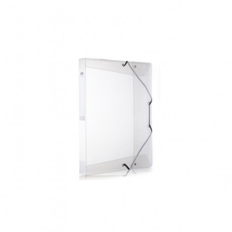 BOITE DE CLASSEMENT 24X32 DOS 40 INCOLORE POLYPRO 7/10E EXACOMPTA 5972E