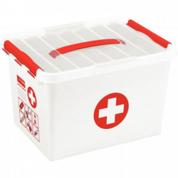 BOÎTE DE PREMIERS SECOURS / PHARMACIE 22L VIDE L40 X l30 XH26