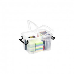 BOITE DE RANGEMENT 6 L AVEC COUVERCLE OUVRANT P205XL305XH224 STRATA 200670011