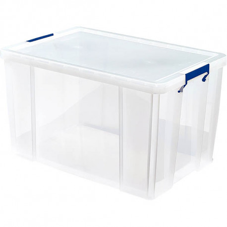 Boite de rangement 85L transparente