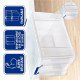 Boite de rangement 85L transparente