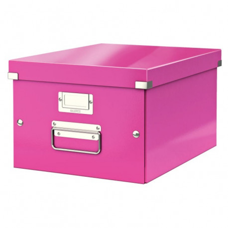 BOITE DE RANGEMENT CLICK AND STORE A4 ROSE 60440023