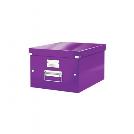 BOITE DE RANGEMENT CLICK AND STORE A4 VIOLET 60440062
