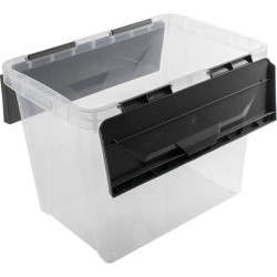 BOITE DE RANGEMENT ONYX 15L TRANSPARENTE