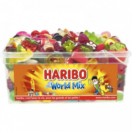 BONBONS BTE HARIBO WORLD MIX 900GR