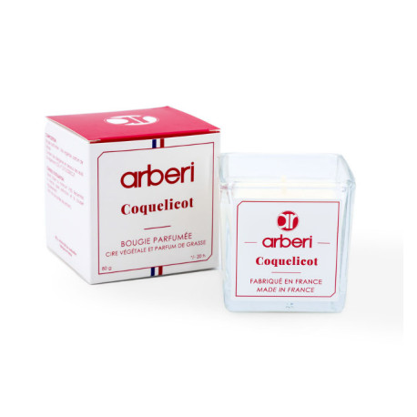 BOUGIE PARFUMEE COQUELICOT 80G ARBERI