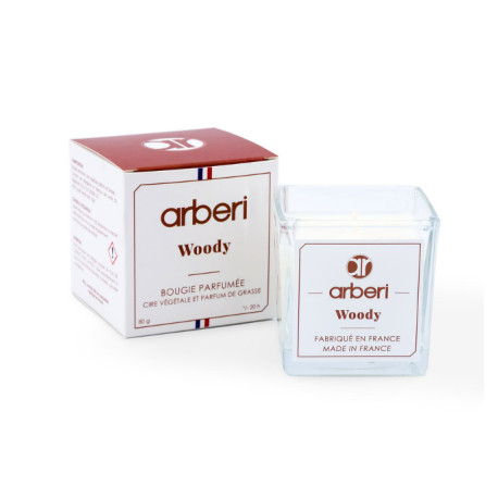 BOUGIE PARFUMEE WOODY 80G ARBERI