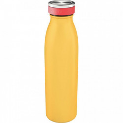 BOUTEILLE ISOTHERME 500ML JAUNE SANS BPA OK LAVE VAISSELLE