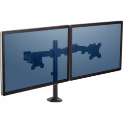 BRAS ÉCRAN DOUBLE REFLEX RÉGLABLE EN HAUTEUR ET EN PROFONDEUR P/ 27"ET8 KG MAX normes  fixation VESA 75x75 / 100x100 FELLOWES