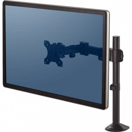 BRAS ÉCRAN SIMPLE REFLEX RÉGLABLE EN HAUTEUR ET EN PROFONDEUR P/ 32" ET 8 KG MAX normes fixation VESA 75x75 / 100x100.FELLOWES