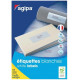 BTE 2400 ETIQUETTES BLANCHE MULTIUSAGE 50X50 JET D ENCRE