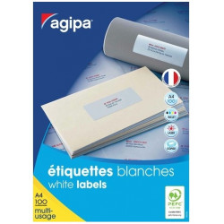 BTE 2400 ETIQUETTES BLANCHE MULTIUSAGE 50X50 JET D ENCRE