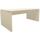 BUREAU L180XP90CM XENION PLATEAU BEIGE/PIÈTEMENT BEIGE