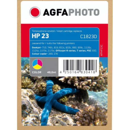 C1823DN CART P/HP JE 3 COUL 48ML AGFAPHOTO