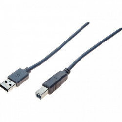 CABLES USB 2.0 A / B 5 METRES CONNECTIQUE INFORMATIQUE