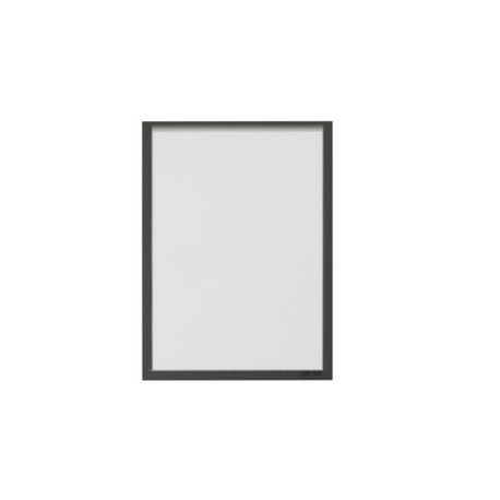 CADRE D'AFFICHAGE A4 MAGNETIQUE ANTHRACITE/GRIS LOT X5