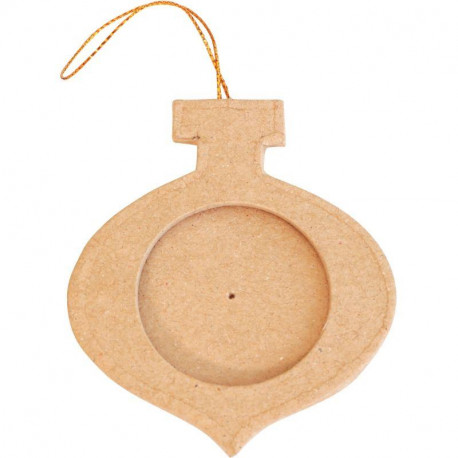 CADRES BOULES DE NOËL À SUSPENDRE, ASSORTIMENT N°2 LOT DE 10