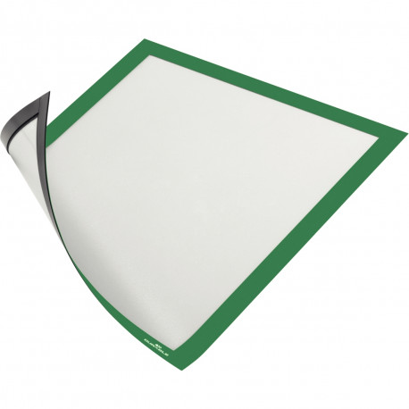 CADRES D'AFFICHAGE A4 MAGNÉTIQUE PQT5  COLORIS VERT DURAFRAME DURABLE  