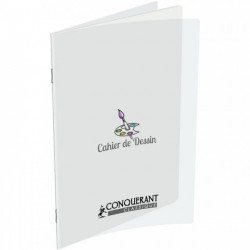 CAHIER 24X32 48P  PIQ. POLYPRO DESSIN   120 G HAMELIN 400002788