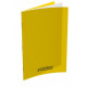 CAHIER 24X32 QUADRILLE 5X5 90G 96P JAUNE COUV PP