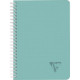 CAHIER A SPIRALES A5 180 P 90G LIGNE LINICOLOR ESSENCE    COUV PP TRANSLUCIDE CLAIREFONTAINE