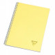 CAHIER A SPIRALES reliure intégrale A4 100P Grands carreaux SEYES 90G LINICOLOR FRESH CLAIREFONTAINE FAB France - PEFC