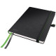 CAHIER BROCHÉ 160 PAGES LEITZ COMPLETE A5 LIGNÉ 100G NOIR