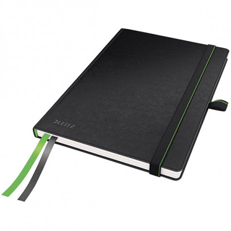 CAHIER BROCHÉ 160 PAGES LEITZ COMPLETE A5 LIGNÉ 100G NOIR