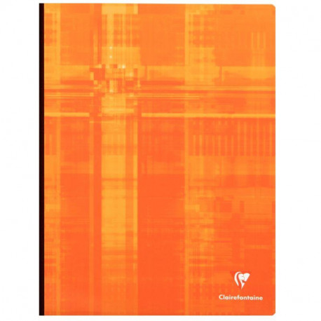 CAHIER  BROCHE A4+ 192P  Grands carreaux SEYES 24x32 90G CLAIREFONTAINE  69341C FAB France  - PEFC - 100% recyclable