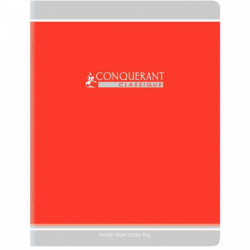 CAHIER D'APPRENTISSAGE PIQÛRE 32 PAGES, FORMAT 17X22 CM, RÉGLURE SÉCAIL 2,5 MM