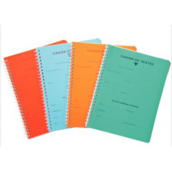 CAHIER DE TEXTE, 17X22 CM, SÉYÈS RELIURE INTÉGRALE, 124 PAGES, BLANC, 90G