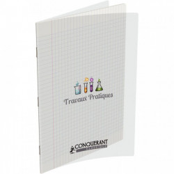 CAHIER DE TP PIQURE POLYPRO 24x32 96 PAGES UNIES ET Grands carreaux SEYES 90G HAMELIN 400002795 - 100% recyclable - Fab France